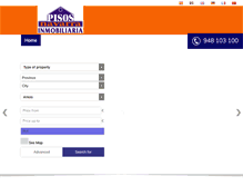 Tablet Screenshot of pisosnavarra.eu